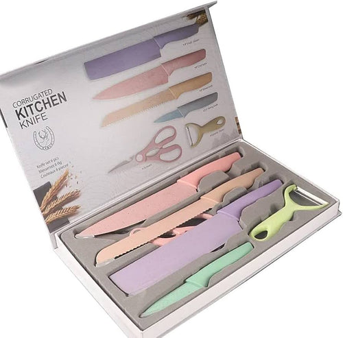 JUEGO DE CUCHILLOS DE COLORES