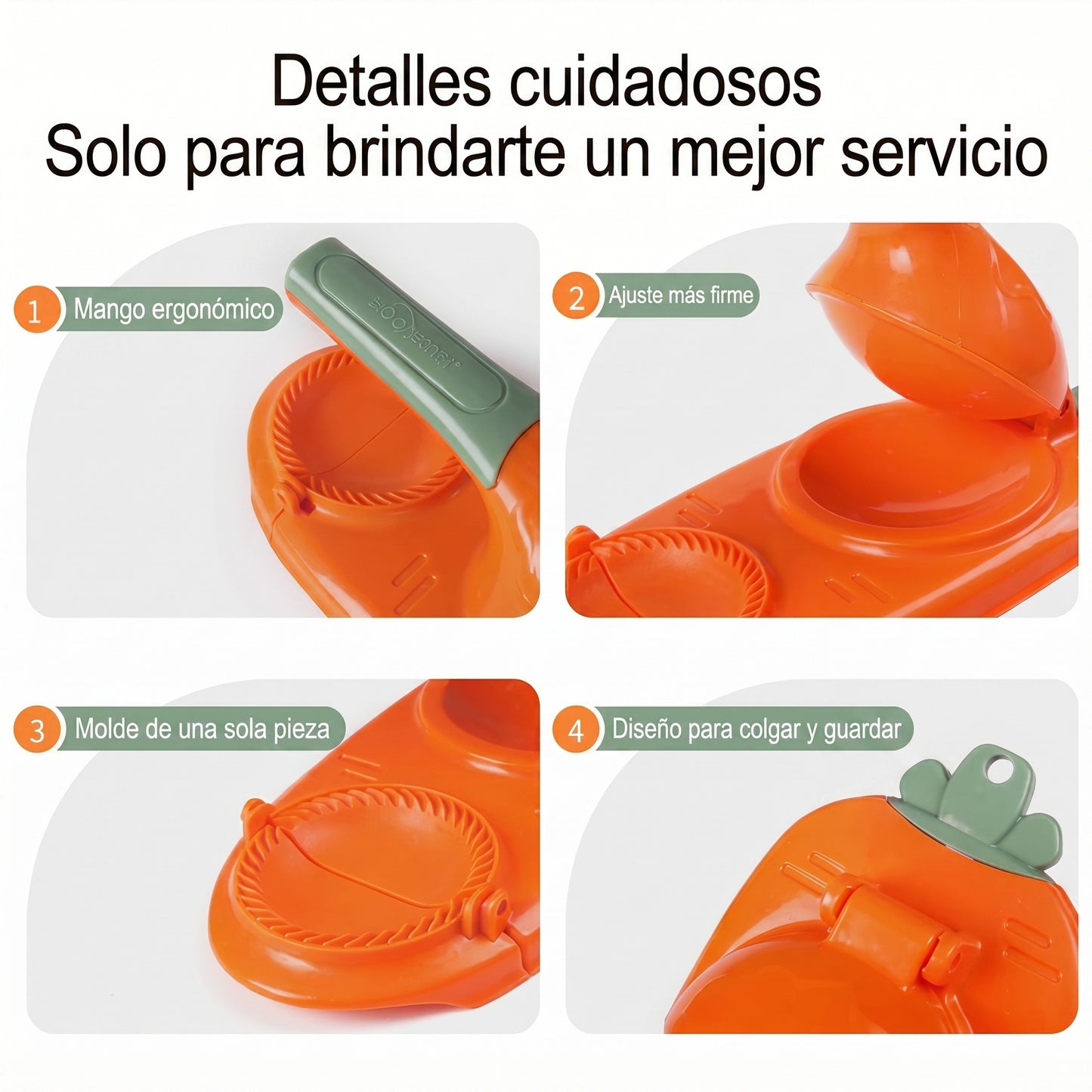 Molde 2 en 1 para Dumplings y Empanadas - EmpanaPro™